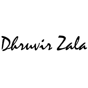 My Story Dhruvir Zala's Signature