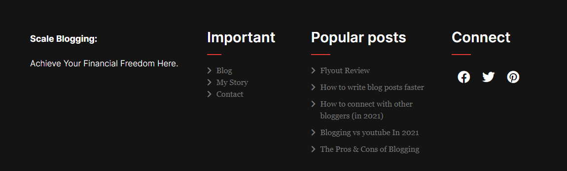 Scale Blogging Footer