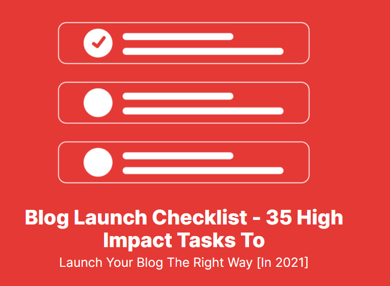 Definitive guide on blog launch checklist