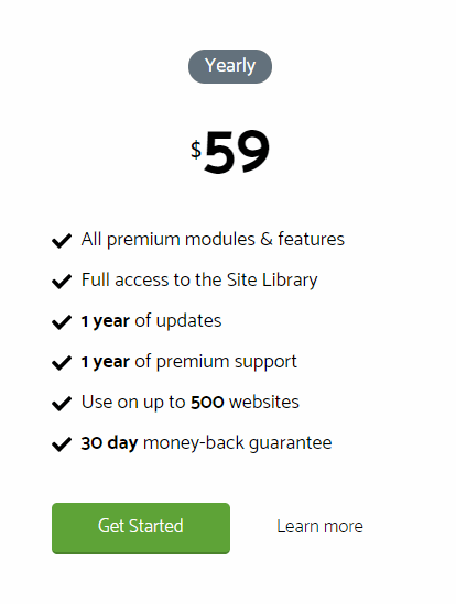 GeneratePress premium pricing plan