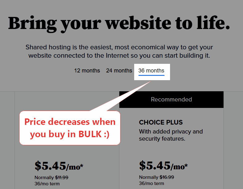 How Much Does It Cost To Start A Blog In 2021? (Money Guide) Bluehost web hosting pricing