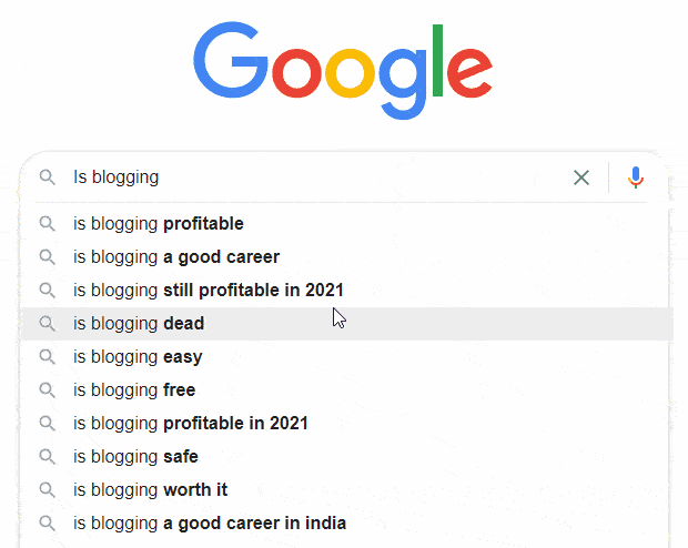 Google's autosuggest to find lucrative keywords