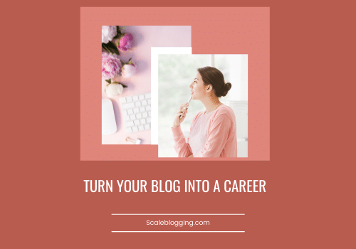 turn your blog into a career